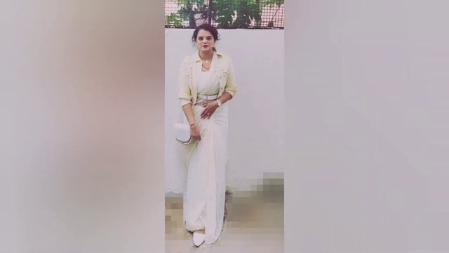 How To Style Saree With Jeans Jacket |