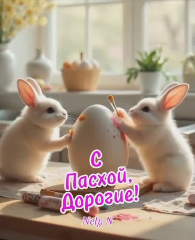 Поздравление с Пасхой...Доброе Утро. Добрый Вечер... ВидеоОткрытки на Каждый день смотреть онлайн