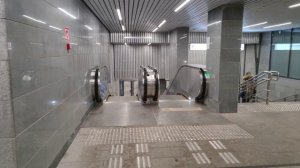 Станция #metro Тимирязевская и переход на платформу Тимирязевская МЦД-1 и на Тимирязевская-монорель