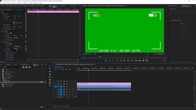 How to use Green Screen Overlays in Premiere Pro смотреть онлайн