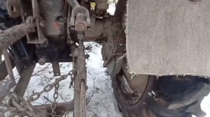 Заготовка дров, трактор т 25!