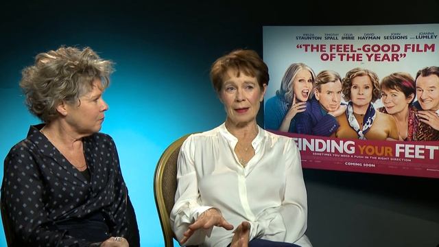 Finding Your Feet - Imelda Staunton and Celia Imrie interview смотреть онлайн