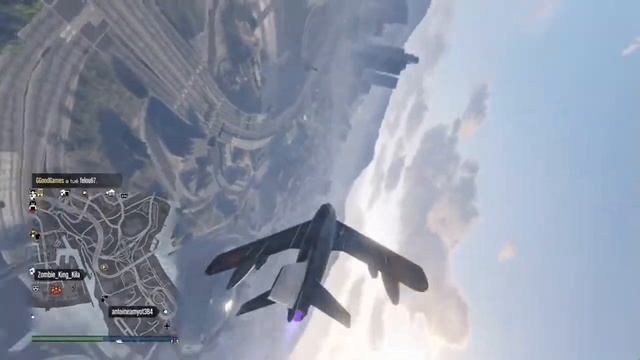 GTA 5 -- 'V-65 MOLOTOK vs LF-22 STARLING' combat aérien смотреть онлайн