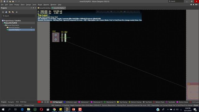 6-المشروع الاول- طريقه فريده وسريعه جدا لاعاده ترتيب المكونات في لوحه ال pcb علي ALTIUM designer смотреть онлайн