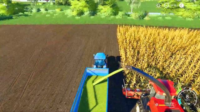 Farming Simulator 2019. Совхоз Рассвет. Сенокос; уборка зерновых. #4 смотреть онлайн