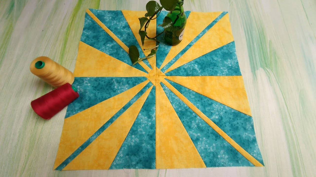 Самое быстрое изготовление лоскутного блока, который всегда получается потрясающим (используйте обре смотреть онлайн