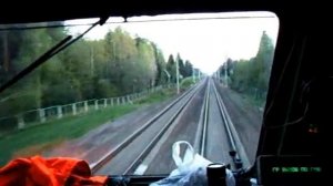 Нарезка видео из кабины ЧС2Т