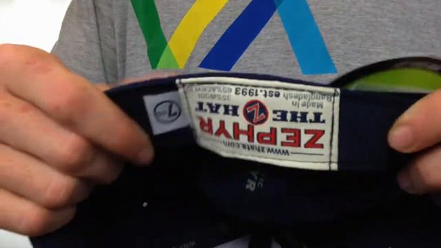 Blank 'DH NAVY' Fitted Hat by Zephyr смотреть онлайн