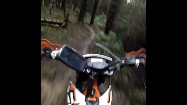 Very Wet Day Ktm Freeride 350