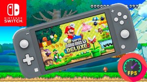 New Super Mario Bros. U Deluxe Nintendo Switch Lite Gameplay
