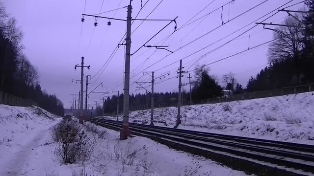 Электропоезд ЭТ2М-068 / Платформа Берёзки-Дачные смотреть онлайн