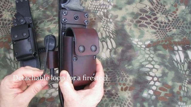 CHRIS REEVE GREEN BERET 7 - Survival Sheath - Wolf Wind Leatherworks