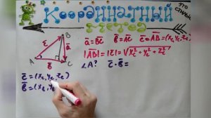 Векторы - основные формулы с примером