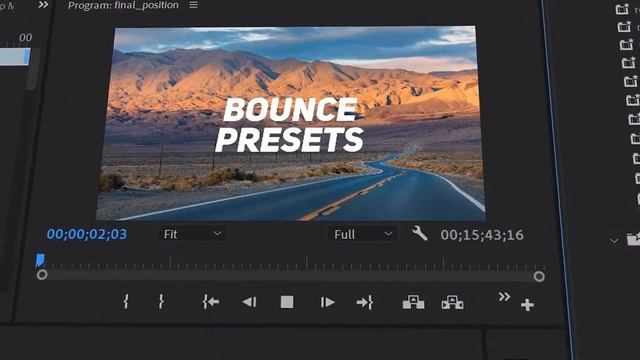 Bounce Presets Pack   Premiere Pro Presets   Motion Array