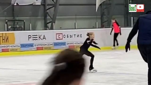 Sofia TITOVA [10] - 3S+3T+2A, Jumps warmup (11/2019) смотреть онлайн