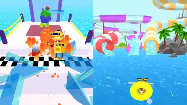 MAX LEVEL In Join Blob Clash | Gummy Bear Aqua Park - 1⭐Gameplay Walkthrough (Freeplay)