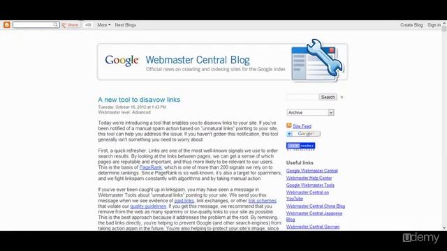 Lecture 47 Penguin Update and Google's Disavow Tool смотреть онлайн
