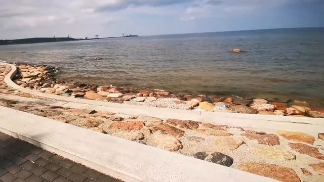 Красивый проминад в Силламяэ.Эстония.