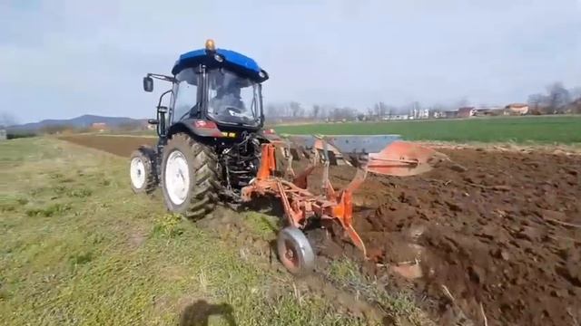 Oranje sa novim traktorom!!! LOVOL 754 III & Kverland 2x16 смотреть онлайн