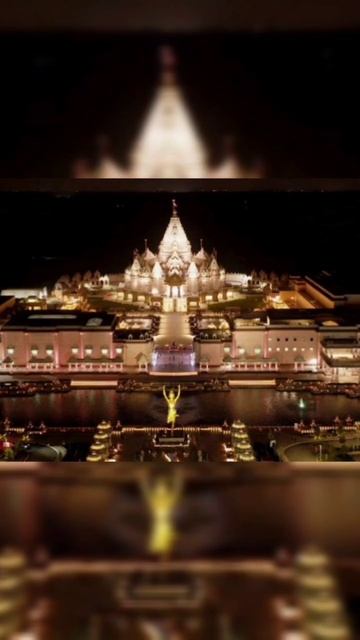 Akshardham temple in USA 😍✨ смотреть онлайн