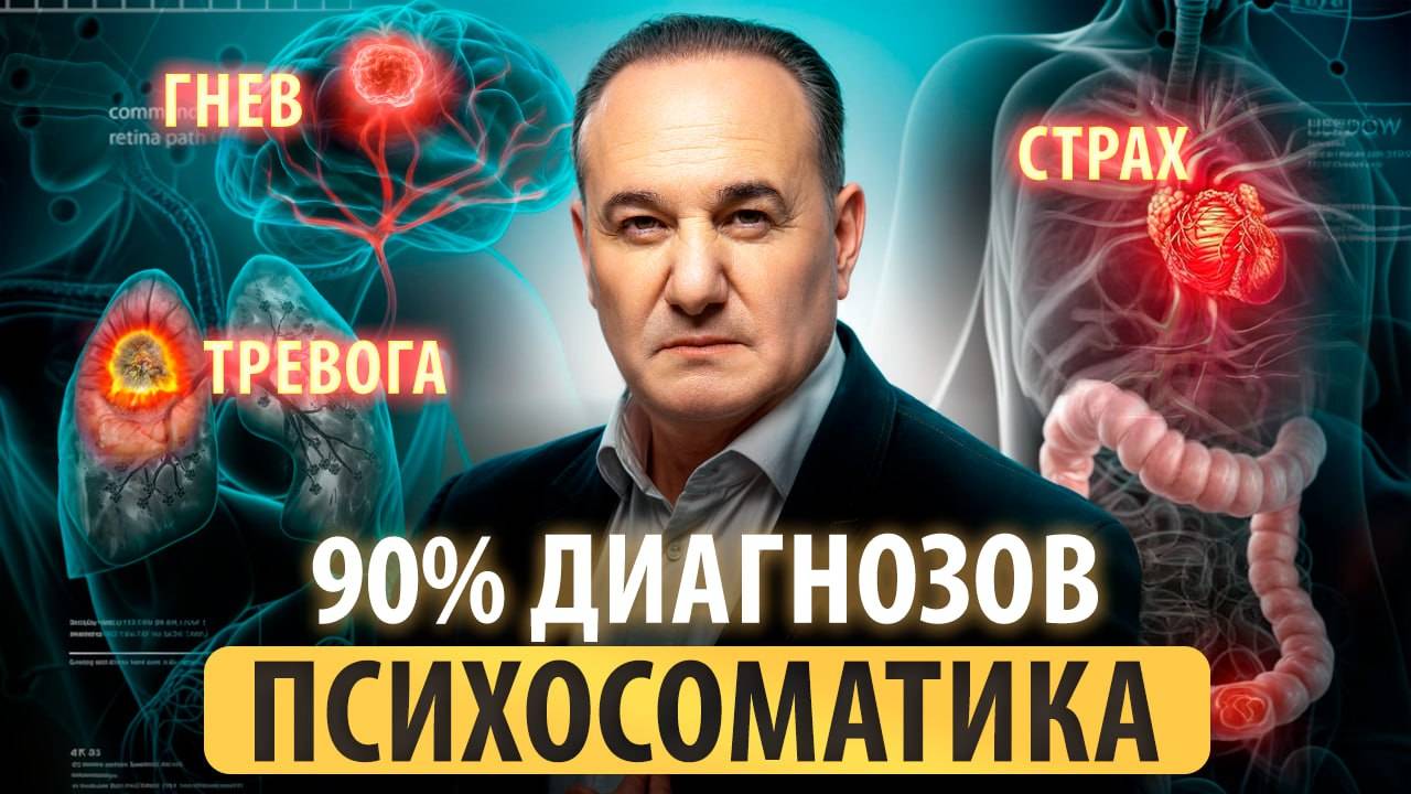Все БОЛЕЗНИ ОТ НЕРВОВ? Почему ПСИХОСОМАТИКА не приговор? смотреть онлайн