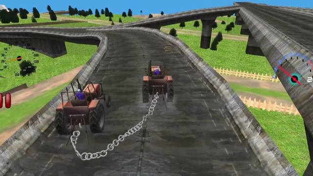 Уличные гонки на ржавых тракторах Street racing on rusty tractors смотреть онлайн