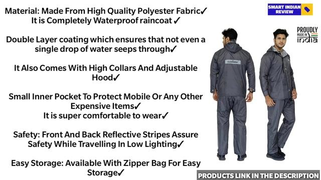 Best Raincoat For Men In India 2024 | Top 4 Raincoat For Bikers In India