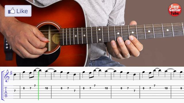Resident Evil 4 Save Theme - Easy Guitar Tutorial (+ FREE TABS) смотреть онлайн