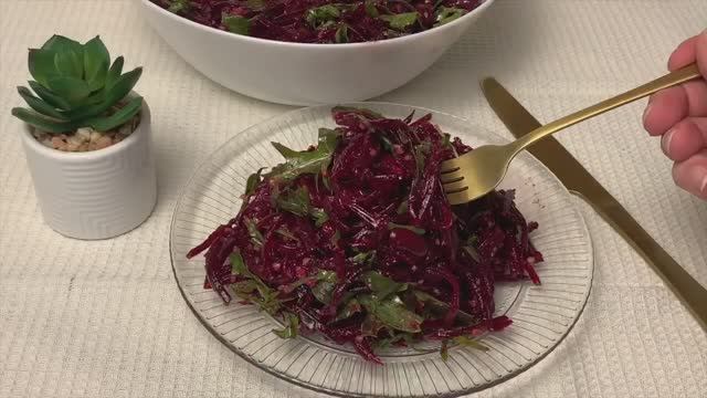 Новый салат из свеклы смотреть онлайн