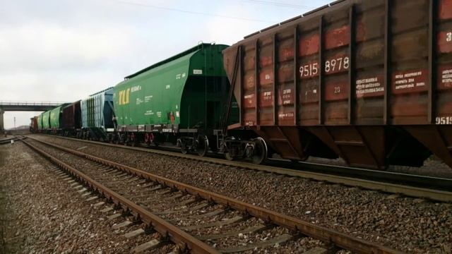 GE C36-7i-1516. Эстония, станция Нарва смотреть онлайн
