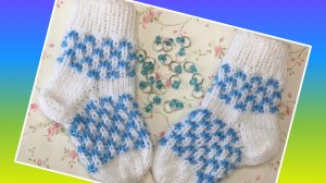 Детские носочки ленивым жаккардом🔥