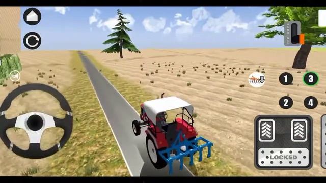 indian tractor simulator - Mahindra tractor | indian Tractor farming - new Tractor game in India смотреть онлайн