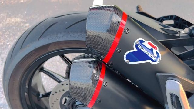 ducati monster 937 termignoni race exhaust (DBs out) #ducati смотреть онлайн