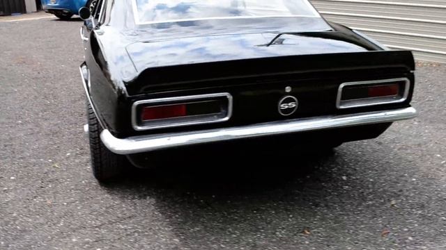 1967 CAMARO SS 427/435HP CORVETTE ENGINE 4SPD 12 BOLT PS PDB SOLID AND STRAIGHT BEAUTIFUL DEEP BLAC смотреть онлайн