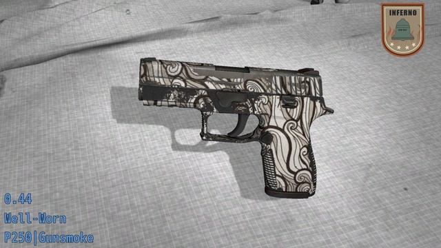 P250 Gunsmoke Wear/Float смотреть онлайн