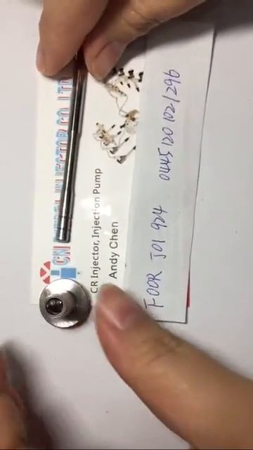 bosch injector control piston F00RJ01924 /F00R J01 924 for BOSCH INJECTOR 0445 120 102 смотреть онлайн