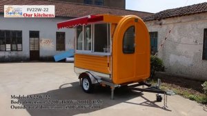 Мини прицеп для торговли из Китая.