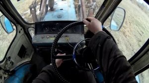 Как работается на ЮМЗ-6 с куном в первый раз? Что может против мёрзлого навоза? Осваиваю технику.