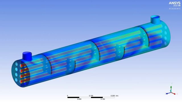 ANSYS CFX - Heat Exchanger CFD Simulation смотреть онлайн