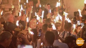 Схождение Благодатного огня свершилось. Христос Воскресе.