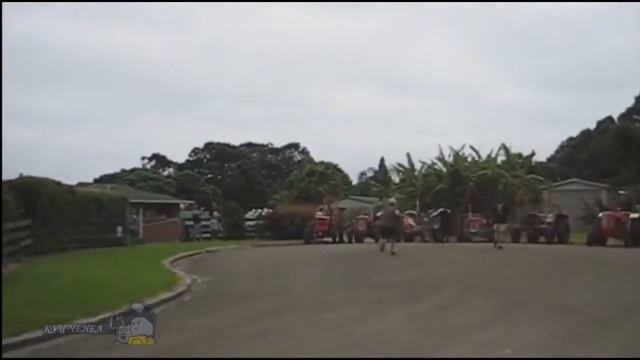 Гонки на...тракторах . Америка . Соревнования фермеров . смотреть онлайн