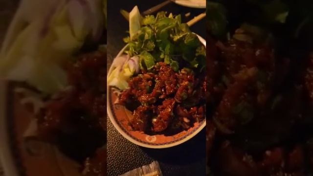 Thai Food (Raw Beef)  #shorts