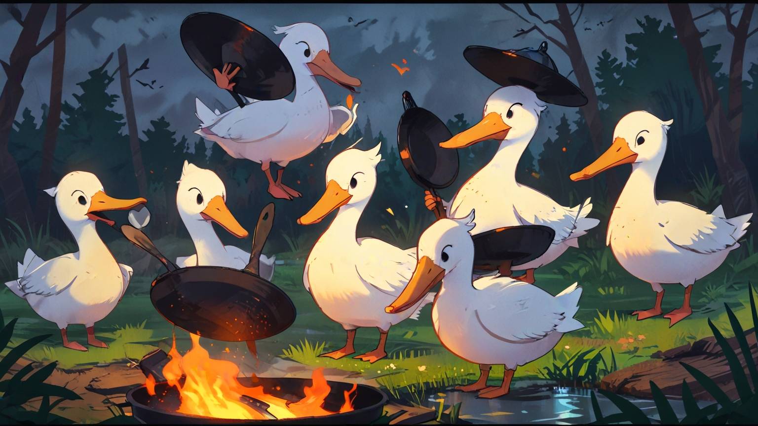 🦆Праздничные ГУСИ! ДР Матери Пеликанов! • Goose Goose Duck смотреть онлайн