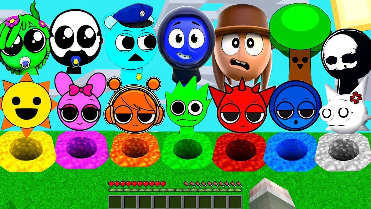 ВЫЖИВАНИЕ В ИСПЫТАНИЯХ ВСЕ ВИДЫ СПРУНКОВ В МАЙНКРАФТ смотреть онлайн