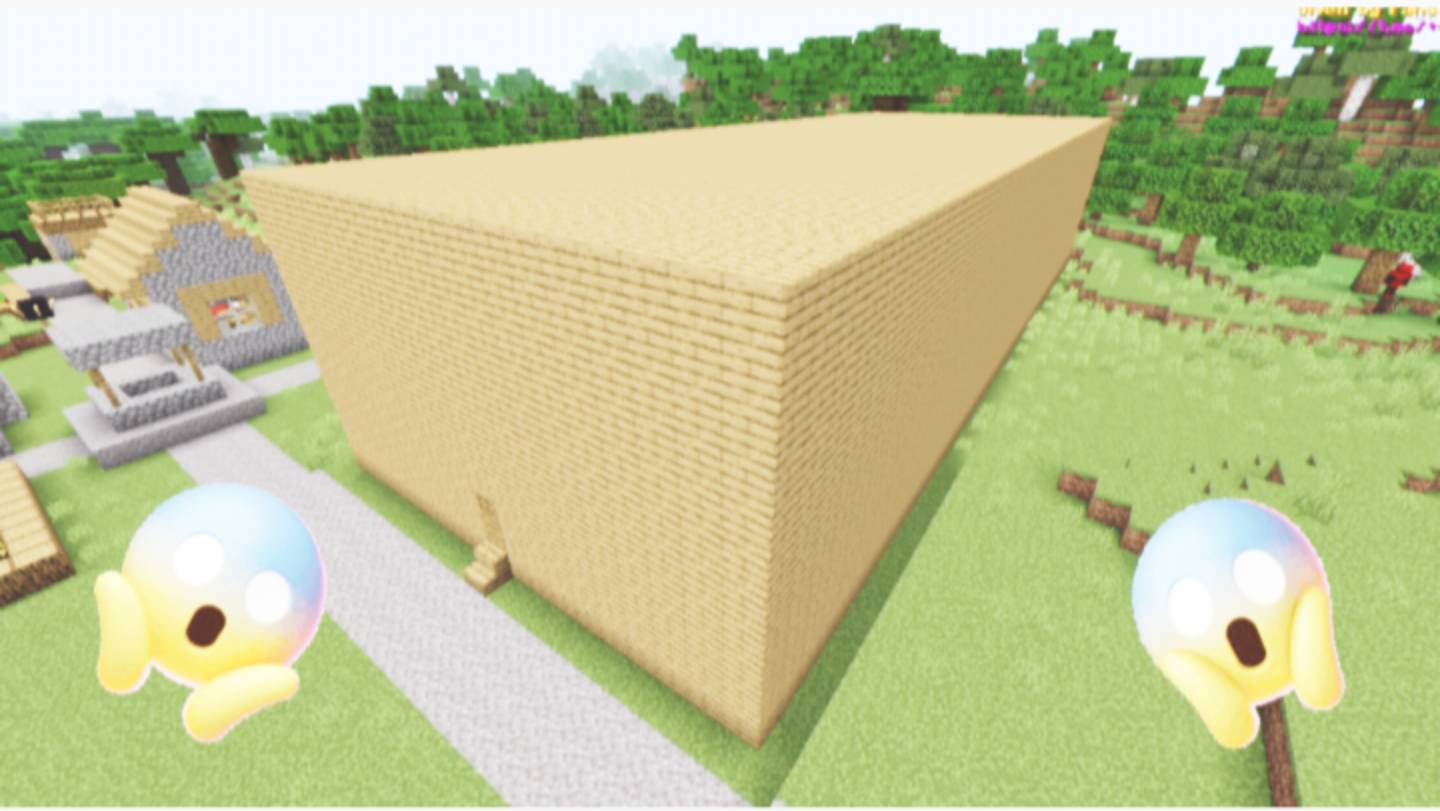 Я думал то что это самый большой дом в нашей деревне в minecraft | ДимА4 minecraft!