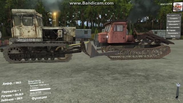 ТТ-4 VS T-130 SpinTires смотреть онлайн