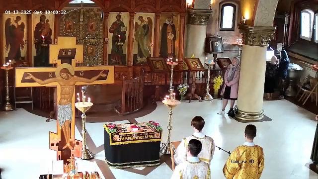 Божественная литургия. 19.04.2025 в 9-00. смотреть онлайн