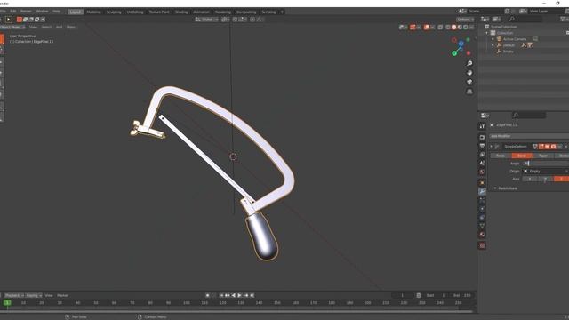How to Do Bending Animation for Keyshot/ Solidworks/ Blender Part2 смотреть онлайн