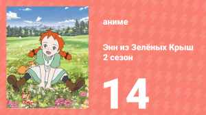 Здравствуй, Энн! Что было до Зелёных Крыш 14 серия (аниме-сериал, 2009)