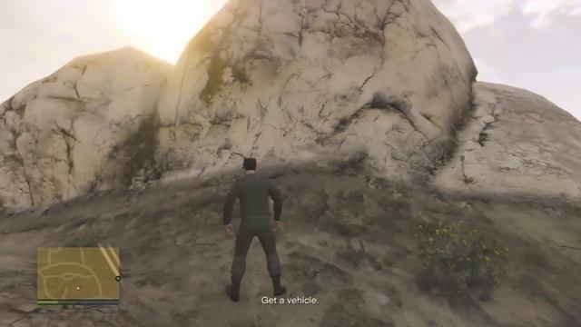 GTA5 Treasure Hunt Grand Senora Desert #4, GTAV Tesoro En Senora National Park
